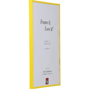 Marco de fotos de plástico Effect Art 49,3x68,5 cm Amarillo para puzzles con vidrio de arte