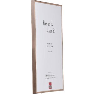 Marco de fotos de plástico ART 50x100 cm rosa con cristal decorativo