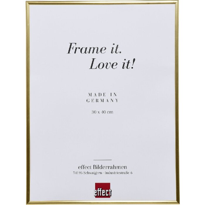 Marco de fotos de plástico Effect 37x98 cm dorado con vidrio decorativo y capa antirreflejos