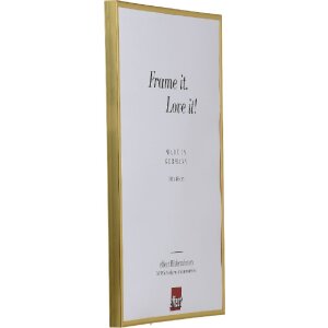 Marco de fotos de plástico Effect 37x98 cm dorado con vidrio decorativo y capa antirreflejos