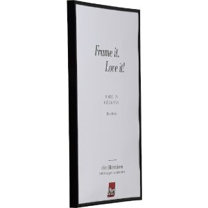 Marco de fotos de plástico Effect 20x25 cm Negro con cristal de plástico