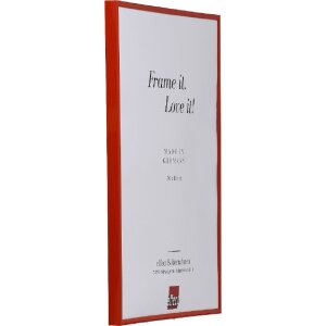 Marco de fotos de plástico Effect Art 13x13 cm rojo con vidrio de plástico