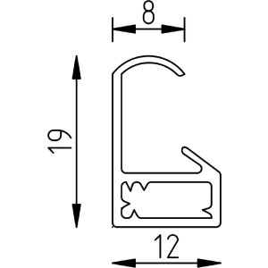 Marco de fotos de plástico Effect 10x15 cm Rosa con vidrio normal
