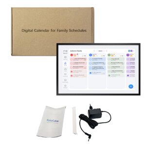 Fotocube PW156-CA Marco de fotos digital Negro 15,6 pulgadas Touch Calendario 32GB