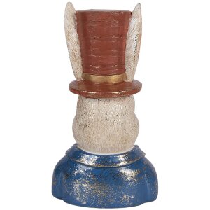 Estatua decorativa de conejo Clayre & Eef Beige 17x13x29 cm