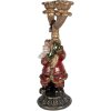 Soporte de velas de Santa Claus Clayre & Eef 17x10x28 cm