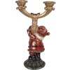 Soporte de velas de Santa Claus Clayre & Eef 17x10x28 cm