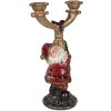 Soporte de velas de Santa Claus Clayre & Eef 17x10x28 cm