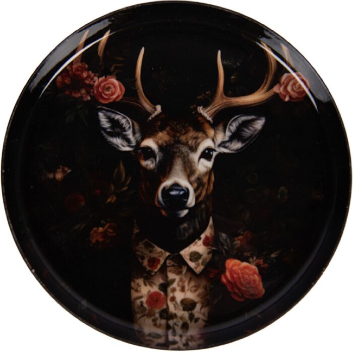 Soportes para vasos Clayre & Eef 66419 Negro-Marrón Ø 11 cm