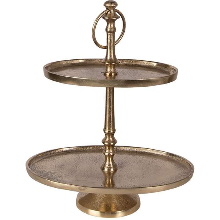 Estante Clayre & Eef 6AL0075 de aluminio 27x18x34 cm moderno minimalista