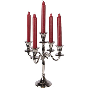 Candelabro Clayre & Eef 6AL0076 Plateado 22x22x28 cm