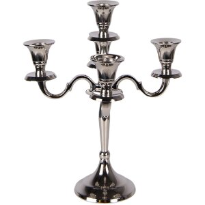 Candelabro Clayre & Eef 6AL0076 Plateado 22x22x28 cm