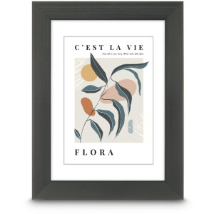 Marco de fotos Hama Flora 10x15 hasta 30x40 cm con vidrio reflex y soporte