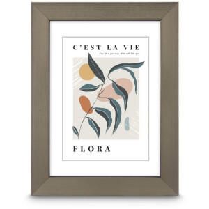 Marco de fotos Hama Flora 10x15 hasta 30x40 cm con vidrio reflex y soporte