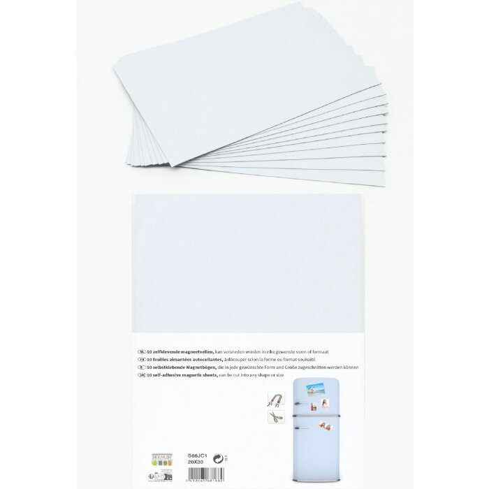 Bögen magnéticos autoadhesivos Deknudt S66JC1 20x30 cm cortables sin fondo