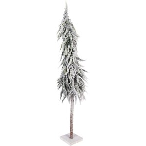 Árbol de Navidad artificial Clayre & Eef 50833 80 cm alto 15 cm diámetro verde