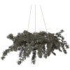 Adorno de Navidad Clayre & Eef 50839 con Luces LED Ø 60x8 cm / 3xAA