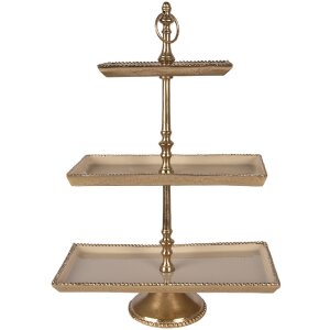 Etagere Clayre & Eef 6AL0083 34x17x50 cm dorada...