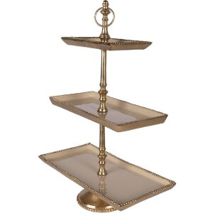 Etagere Clayre & Eef 6AL0083 34x17x50 cm dorada...