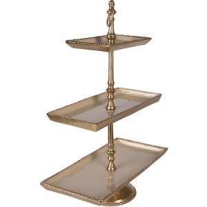 Etagere Clayre & Eef 6AL0083 34x17x50 cm dorada cuatro niveles