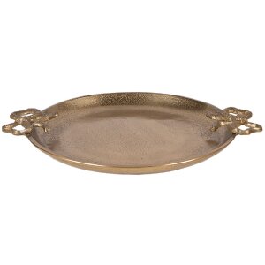 Plato decorativo Clayre & Eef 6AL0084 37x31x3 cm Dorado