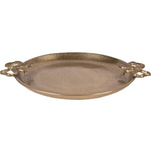 Plato decorativo Clayre & Eef 6AL0084 37x31x3 cm Dorado