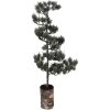 Dekoration árbol con LED Clayre & Eef 50844 en verde y marrón, 75x28x20 cm