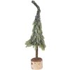 Árbol de Navidad artificial Clayre & Eef 66428 Ø 13x50 cm verde-blanco