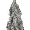 Árbol de Navidad artificial Clayre & Eef 66429 Verde-Blanco Ø 12x32 cm