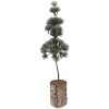 Árbol de decoración Clayre & Eef 14x14x45 cm tonos verdes con detalles marrones