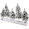 Clayre & Eef 66434 Decoración árbol de Navidad 40x8x25 cm Blanco-Verde