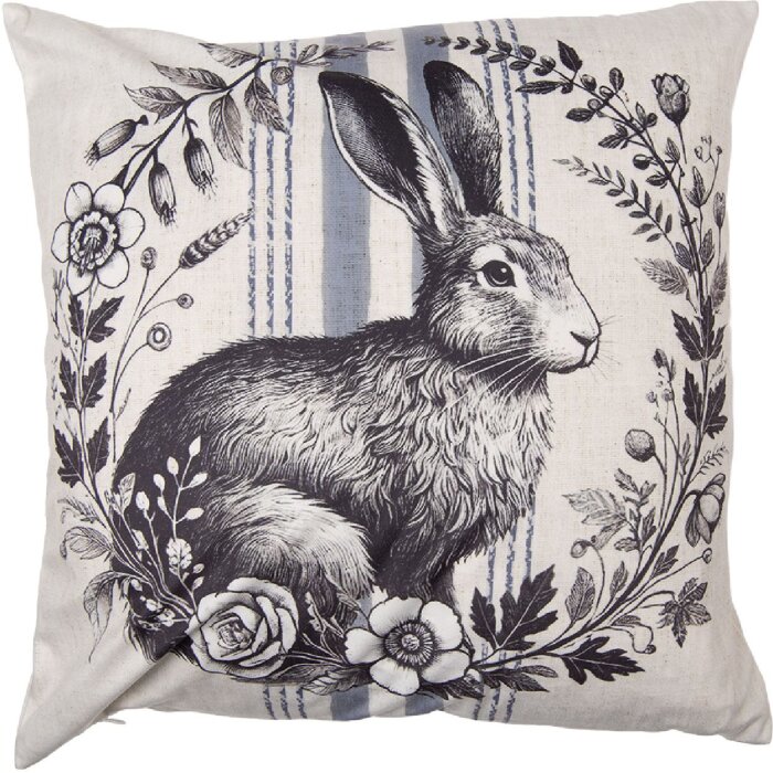 Fundadealmohada Clayre & Eef KT021.444 45x45 cm Beige-Marrón