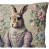Funda de cojín Clayre & Eef KT036.056 35x50 cm Conejos Gobelin Vintage Flores