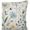 Fundas de cojín Clayre & Eef KT036.058 35x50 cm beige con detalles verdes