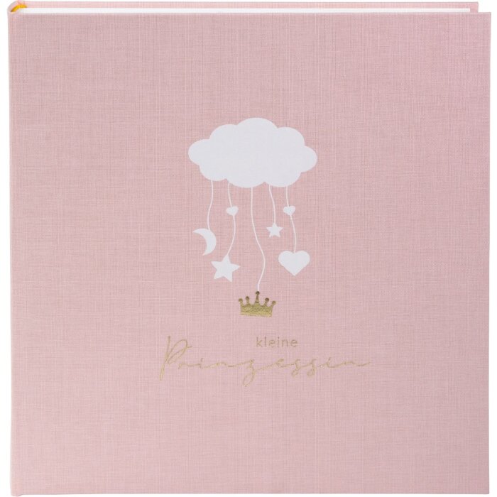 Álbum de bebé Goldbuch Wolkenpoesie Rosa 30x31 cm Lona 60 páginas Texto decorativo