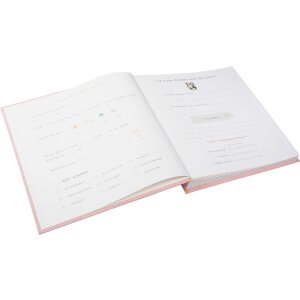 Álbum de bebé Goldbuch Wolkenpoesie Rosa 30x31 cm Lona 60 páginas Texto decorativo