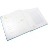 Album de bebé Goldbuch Cozy Nest Aqua 30x31 cm Cuero de lino con ventana