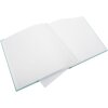 Album de bebé Goldbuch Cozy Nest Aqua 30x31 cm Cuero de lino con ventana