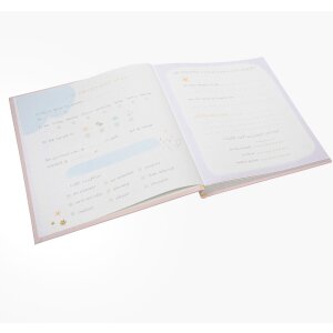 Álbum de bebé Goldbuch Lullaby Line Girl 30x31 cm con impresión artística 58 páginas y texto decorativo