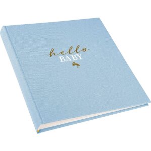 Álbum de bebé Goldbuch hello.baby himmelblau 30x31 cm