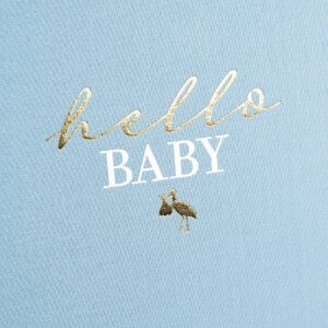 Álbum de bebé Goldbuch hello.baby himmelblau 30x31 cm