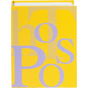 Álbum de fotos Goldbuch PHOTOS 10x15 cm para 100 fotos tapa dura diseño tipográfico