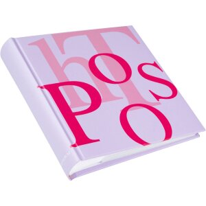 Álbum de fotos Goldbuch "p-h-o-t-o-s" para 200 fotos 10x15 cm, cubierta con impresión artística y memo, tapa dura