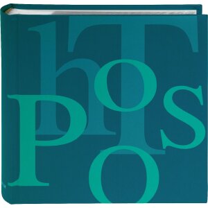 Álbum de fotos Goldbuch "p-h-o-t-o-s" para 200 fotos 10x15 cm, cubierta con impresión artística y memo, tapa dura