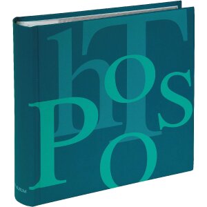 Álbum de fotos Goldbuch "p-h-o-t-o-s" para 200 fotos 10x15 cm, cubierta con impresión artística y memo, tapa dura