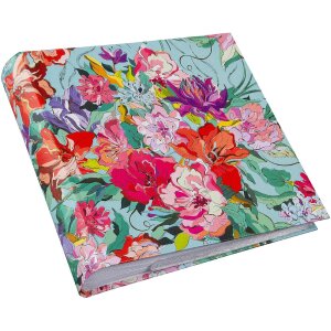 Álbum de fotos Goldbuch "Velvet Bloom" para 200 fotos 10x15 cm, cubierta con impresión artística, relieve y grabado, tamaño 23x23 cm