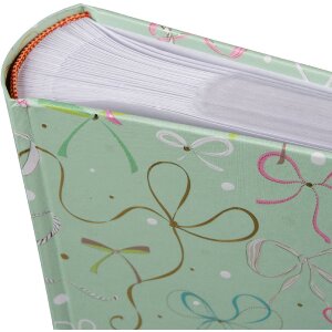 Álbum de inserción Goldbuch "Ribboné Mint" 200 fotos 10x15 cm, 22x23 cm