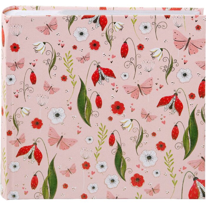 Álbum de fotos Goldbuch "Secret Garden Pink" para 200 fotos 10x15 cm, 23x23 cm