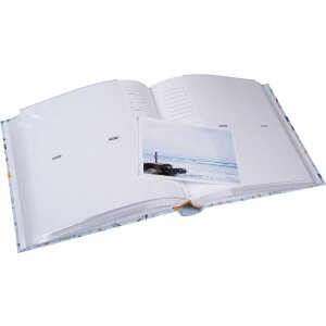 Álbum de fotos Goldbuch Secret Garden Blue 200 fotos 10x15 cm Memo Kunstdruck