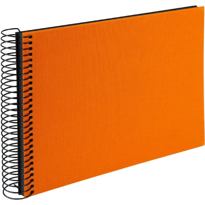 Álbum de fotos Spiral Goldbuch Bella Vista Sun Orange 24x17 cm Negro